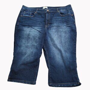 Lane Bryant Signature Fit High-Rise Pedal Jeans Size 26 Flex Magic Waistband
